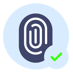 Fingerprint Scanner Approved  Icon