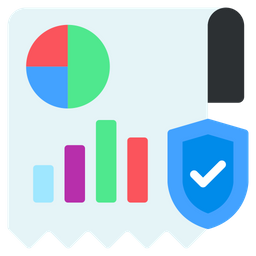 Segurança de relatório de negócios  Ícone