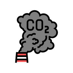 Carbon Dioxide  Icon