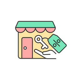 Rent discounts  Icon