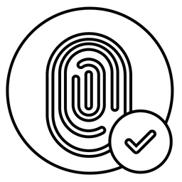 Fingerprint Scanner Approved  Icon