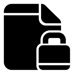 잠긴 문서  아이콘
