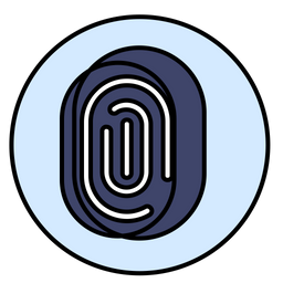 Fingerabdruck-Scanner  Symbol