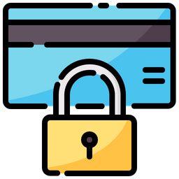 Credit card lock  Icon