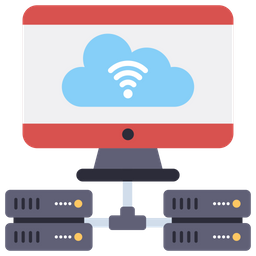 Cloud Hosting  Icon