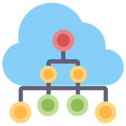 Cloud Network  Icon