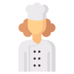 Chef woman  Icon