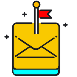 Flag Mail  Icon