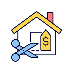 House for reduced price  Icon