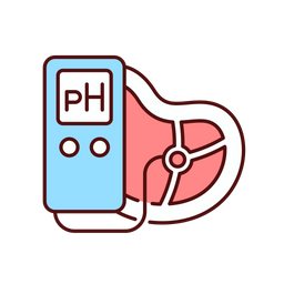 Medição de pH de alimentos  Ícone