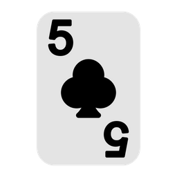 Five of clubs  Icon