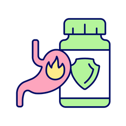 Acid reflux supplements  Icon