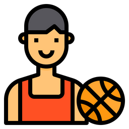 Basketball-Spieler  Symbol