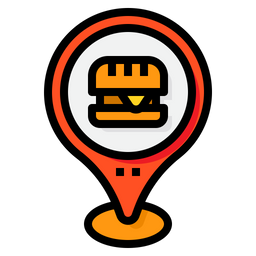 Burger Location  Icon