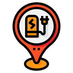 Electric Charging Station Location  Icon