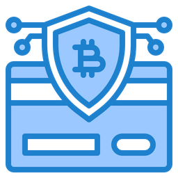 Bitcoin Credit Card  Icon