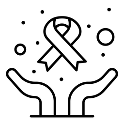 Krebsbehandlung  Symbol