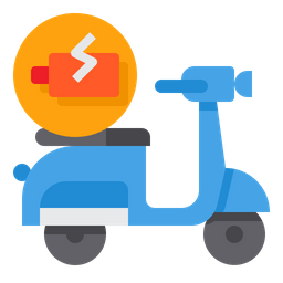 Scooter Charging  Icon