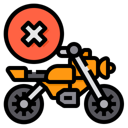 Motorcycle Ban  Icon