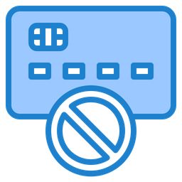 Bloquear cartão de crédito  Ícone