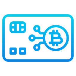 Bitcoin Card  Icon