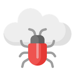 Cloud Computing Bug  Icon