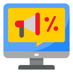 Discount Advertising  Icon