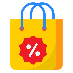 Discount Shopping Bag  Icon