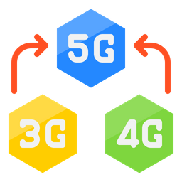 Transferência de sinal 5G  Ícone