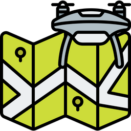 Drone Map  Icon