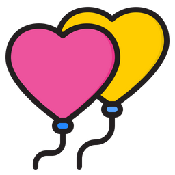 Heart Balloon  Icon