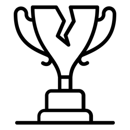 Zerbrochene Trophäe  Symbol