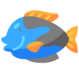 Blue tang fish  Icon