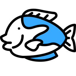 Blauer Doktorfisch  Symbol