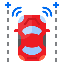 Car On Road  Icon