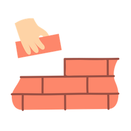 Holding Brick  Icon