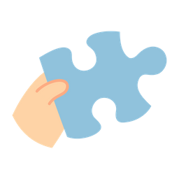 Holding Jigsaw  Icon