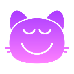 Cat closed eyes  Icon