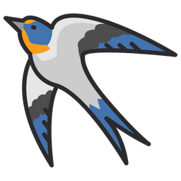 Fliegender Vogel  Symbol