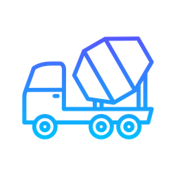 Cement Mixer Truck  Icon