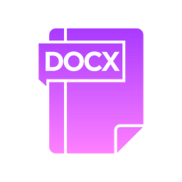 Docx-Datei  Symbol