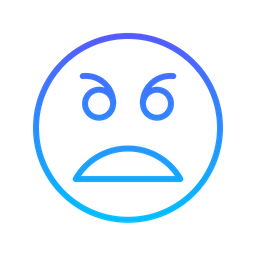 Angry face  Icon