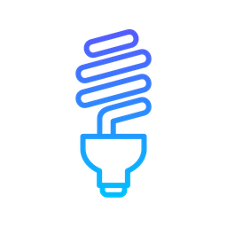 Energiesparlampe  Symbol