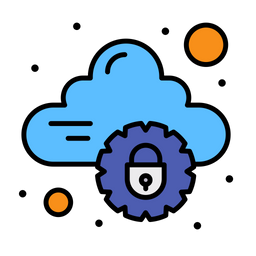 Cloud Security  Icon