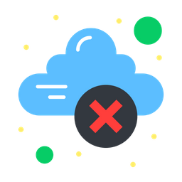 Cloud Error  Icon