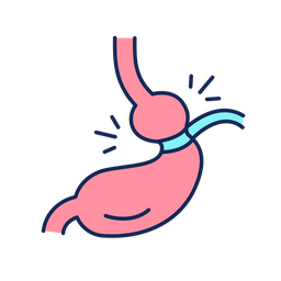 Gastric bypass surgery  Icon