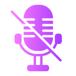 Microphone Mute  Icon