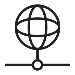 Rede global  Ícone