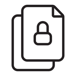 Document Locked  Icon