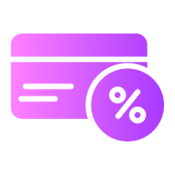 Card discount  Icon